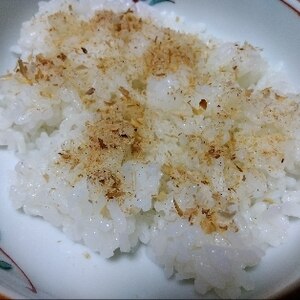 おかかと昆布の佃煮のご飯